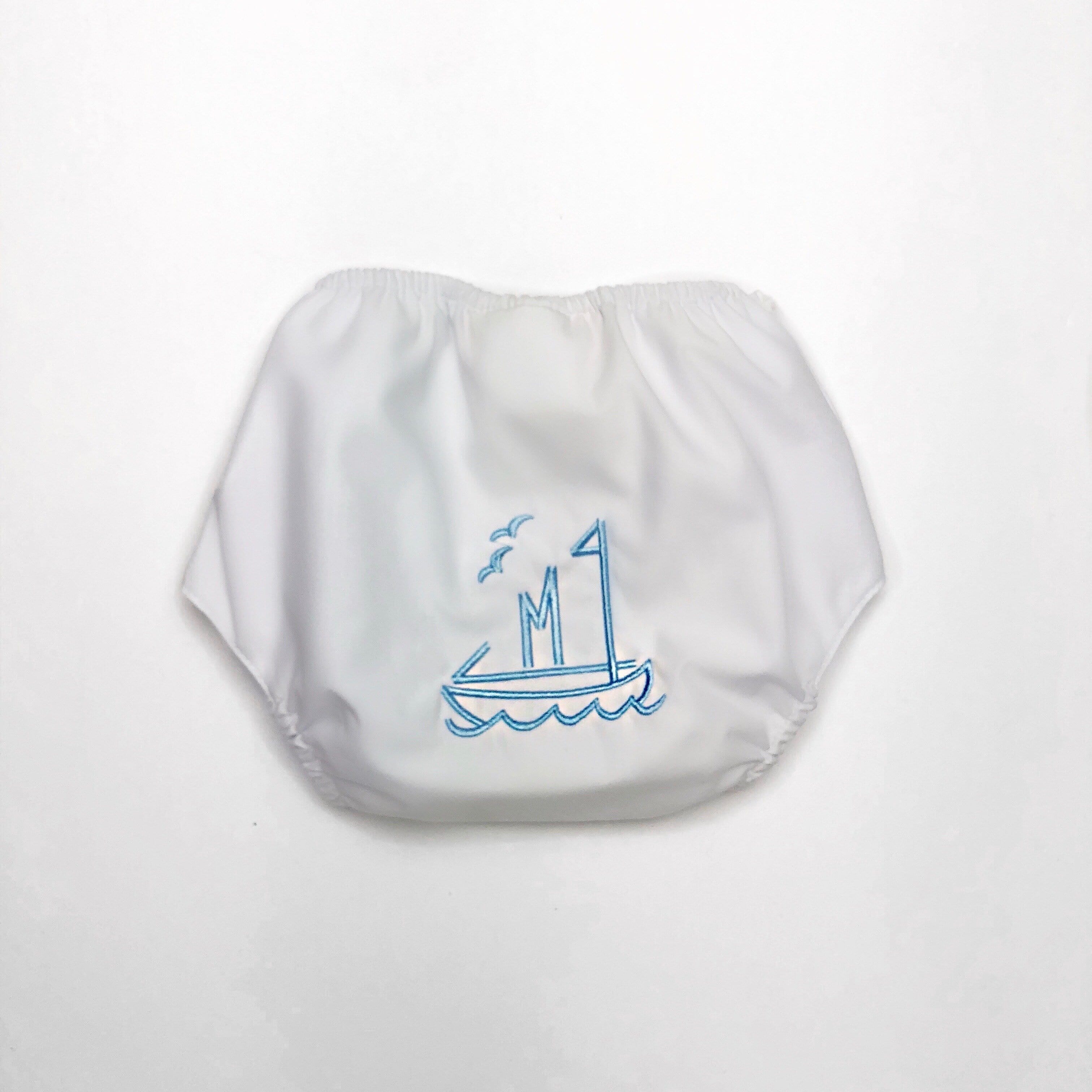 LullabySet Swim Diaper Cover - Seaside Sailboat