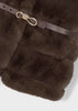 Faux Fur Chocolate Vest